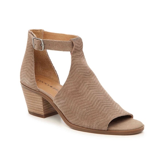 Lucky Brand Shoes - Lucky Brand Braxley Heeled Leather Sandal